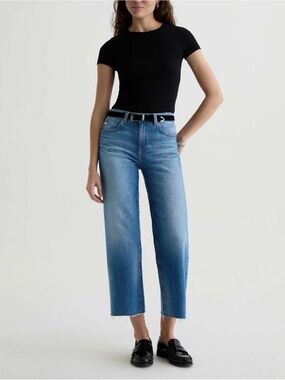 AG Saige Wide Leg Crop Jeans